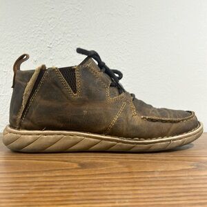 Tony Lama Men’s Leather Moc-Toe Casual Shoes
Size: 12